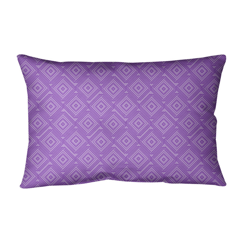 Latitude Run Avicia Indoor Outdoor Ikat Lumbar Pillow Wayfair