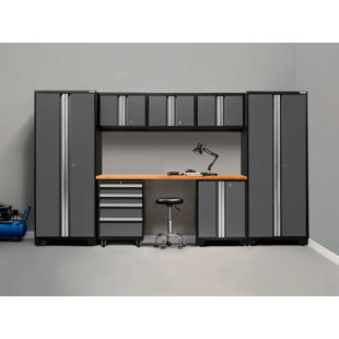 Wall Storage Cabinets You Ll Love Wayfair Bold 3 0 8 Piece Storage Cabinet