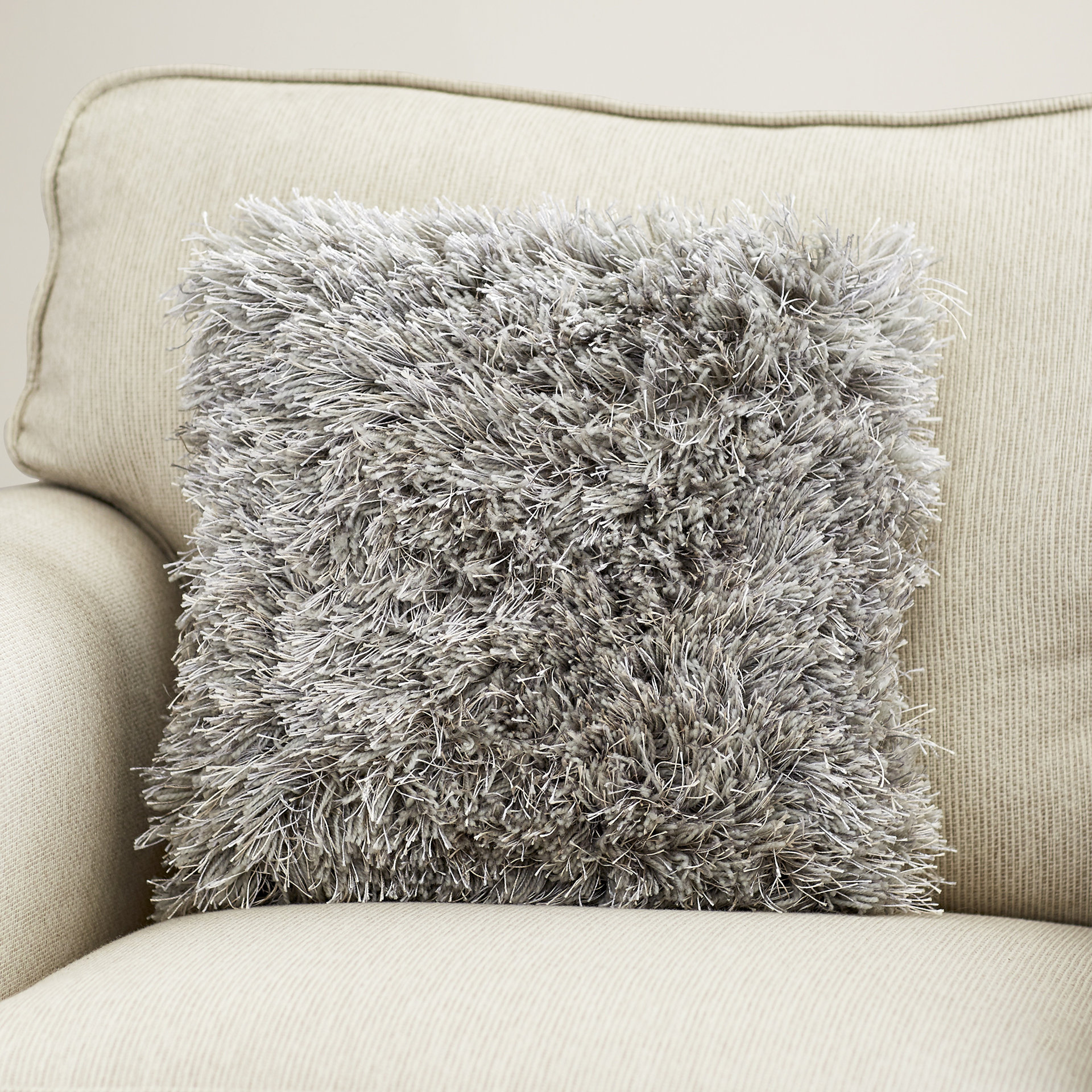 House Of Hampton Marple Shag Throw Pillow Reviews Wayfair