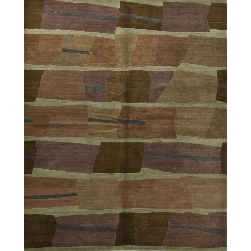 Designers' Reserve Brown/Green Area Rug
