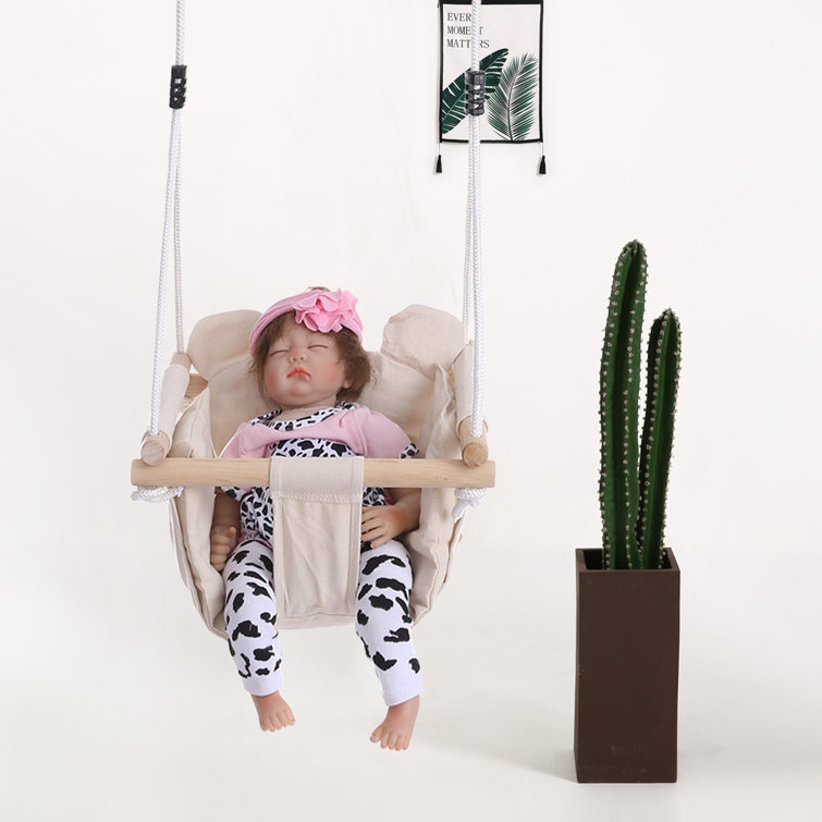 Nomeni Indoor And Outdoor Baby Child Toddler Canvas Swing Set Wayfair