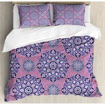 Pattern with Middle Eastern Influences Image Ambesonne Paisley Flat Sheet Soft Comfortable Top Sheet Decorative Bedding 1 Piece Twin Size Dark Blue White