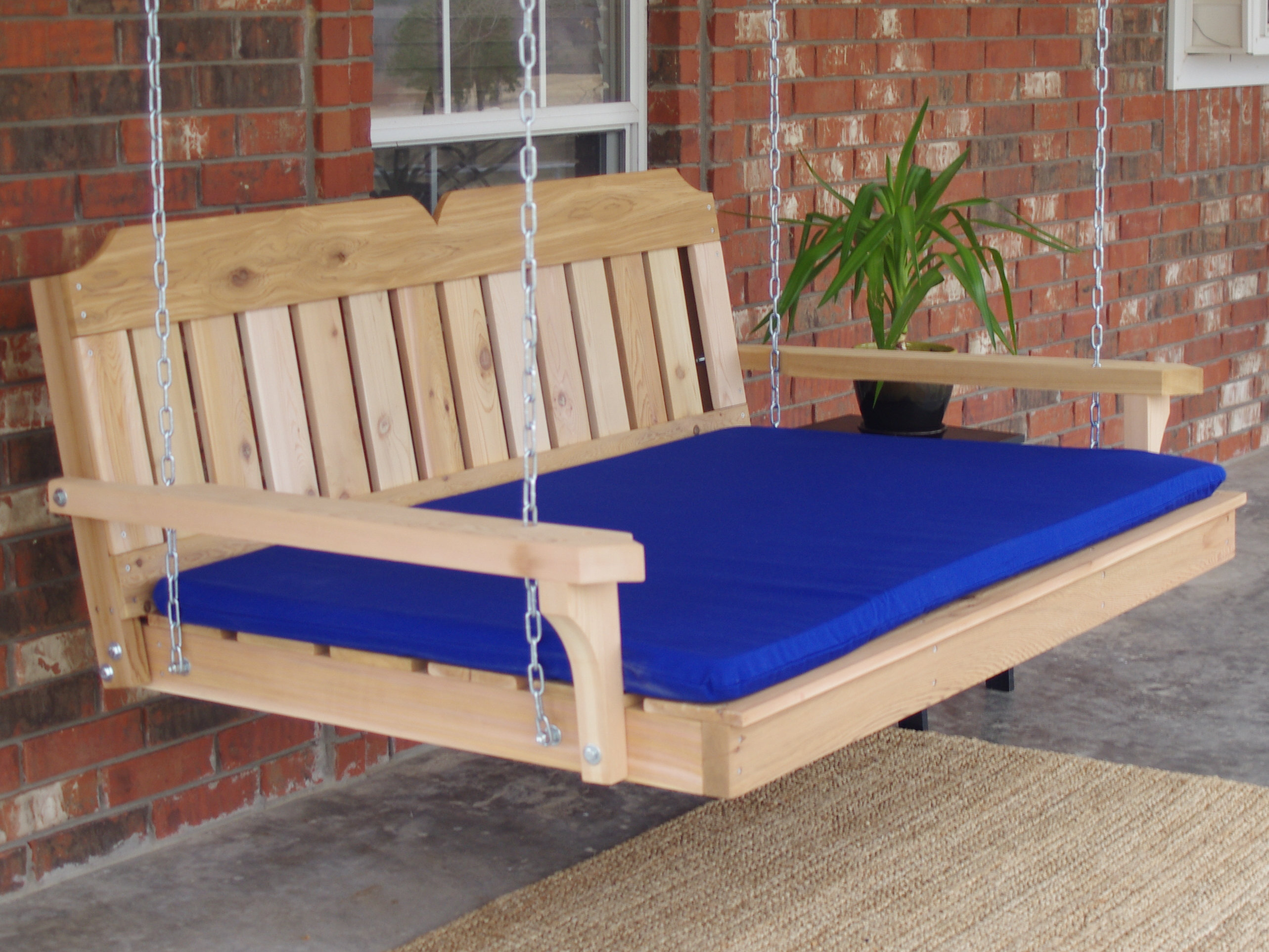 Cedar 4 Seater Swing Glider | Decoration Cloth