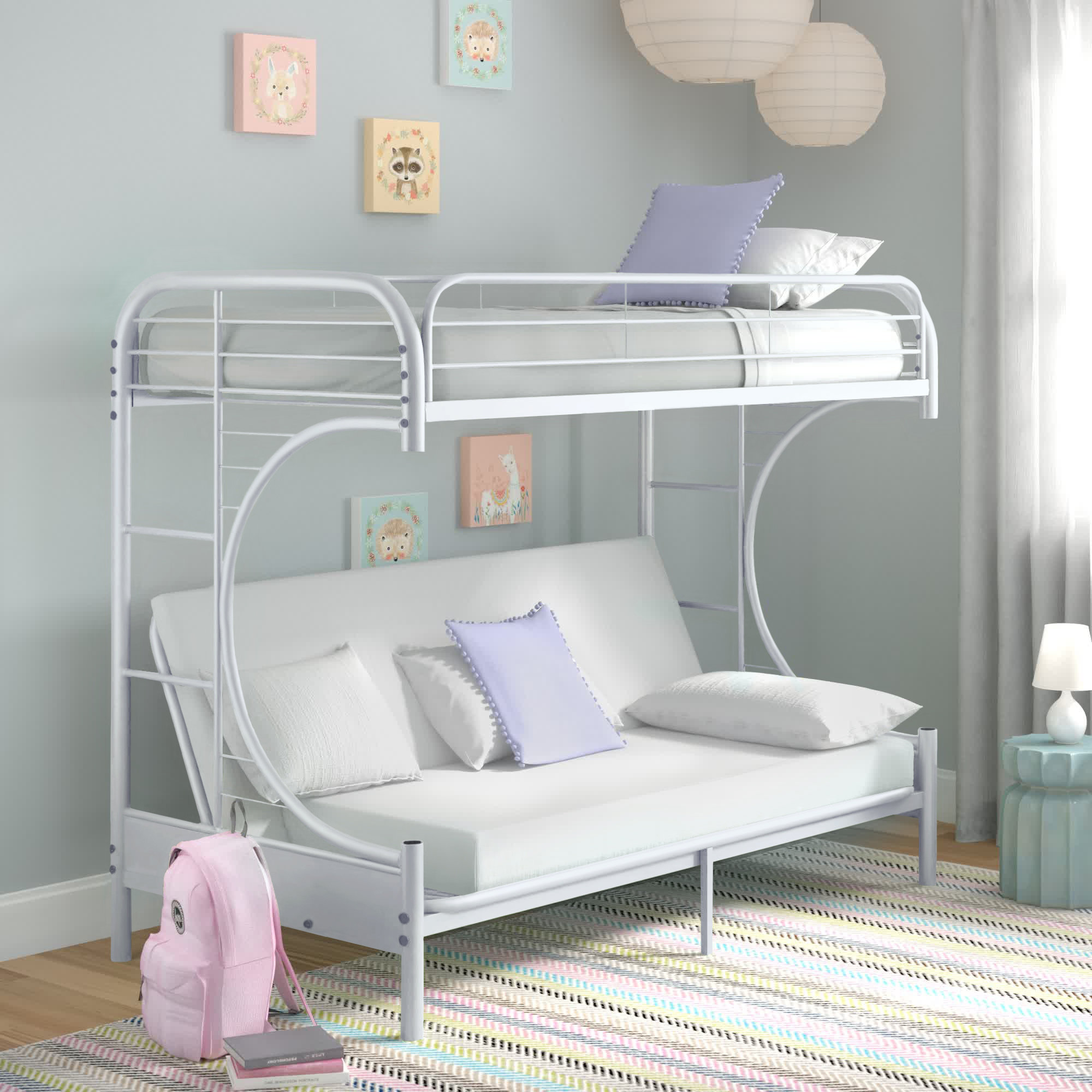 futon bunk bed with trundle