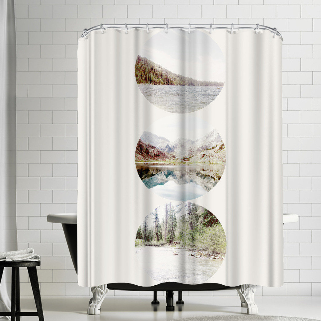 East Urban Home Hope Bainbridge Range Of Light I Shower Curtain