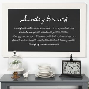 Contemporary Framed Magnetic Chalkboard