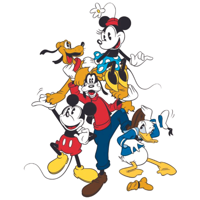 Design With Vinyl Mickey Mouse Club House Cartoon Decors Wall Decal Wayfair Use them to decorate any living space, bedroom, playroom, or den. mickey mouse club house cartoon decors wall decal