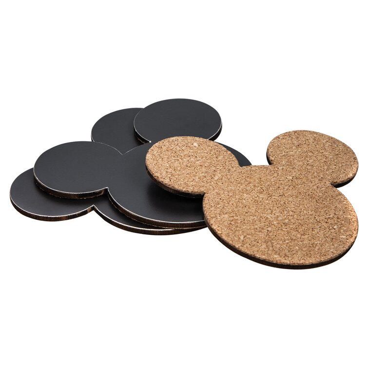 It All Started With Mickey Mouse Disney Cup Coasters Dining Table Cork Board