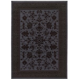 Douglassville Oriental Blue/Gray Area Rug