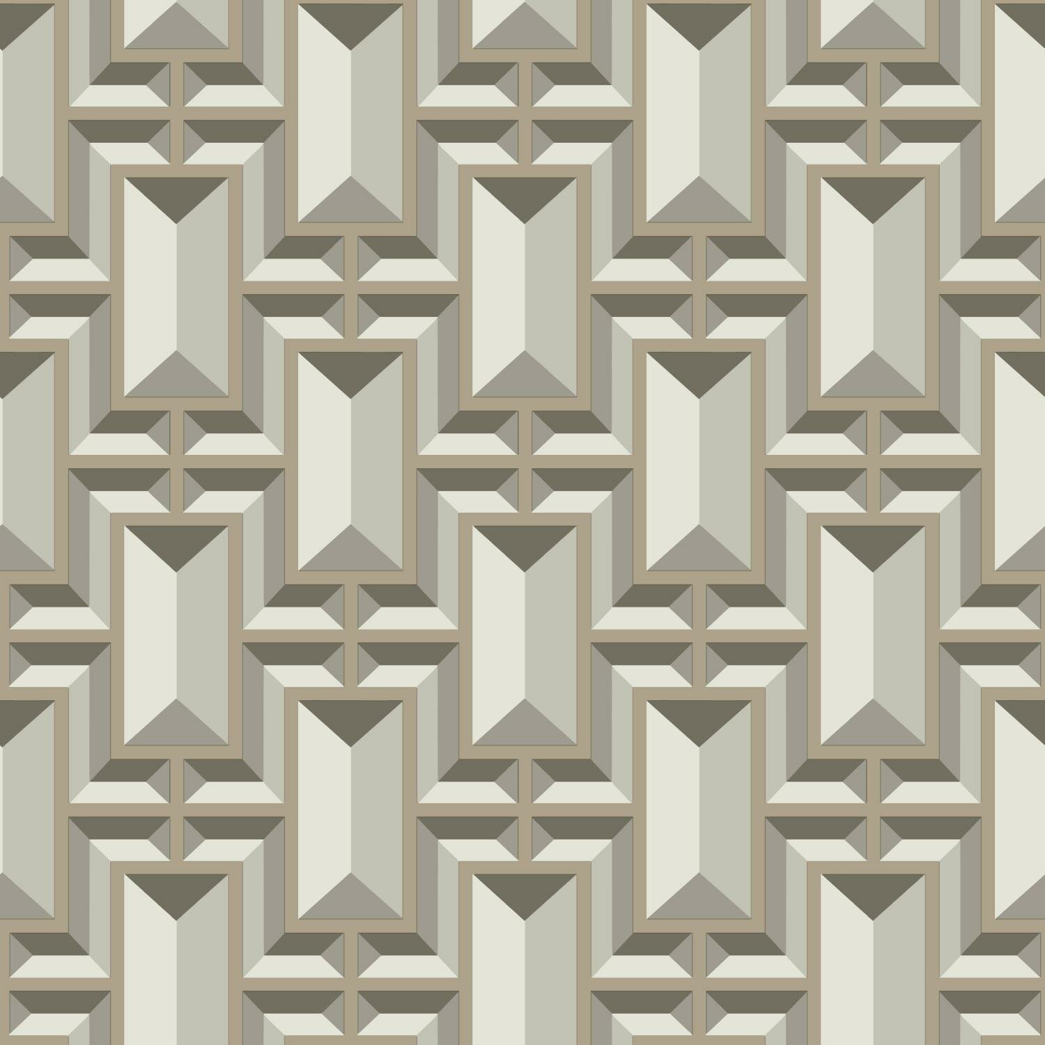 Ashford House Facet Geo 33 X 205 Geometric Wallpaper Roll