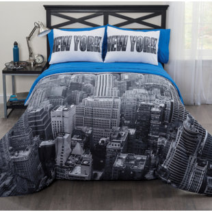 New York Mets Bedding Wayfair New York City Comforter Set