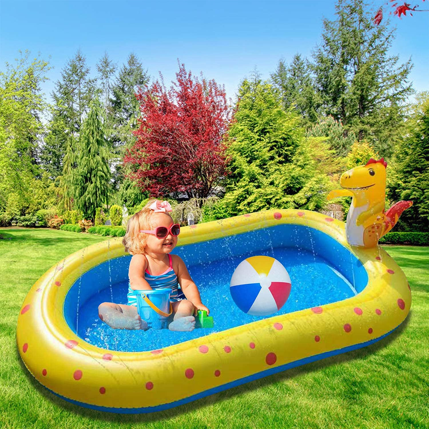TrueNorth 1 ft x 6 ft Plastic Kiddie Pool Wayfair