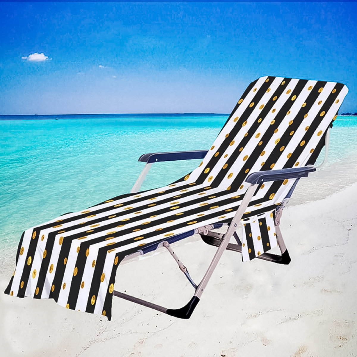 beach towel chair cover