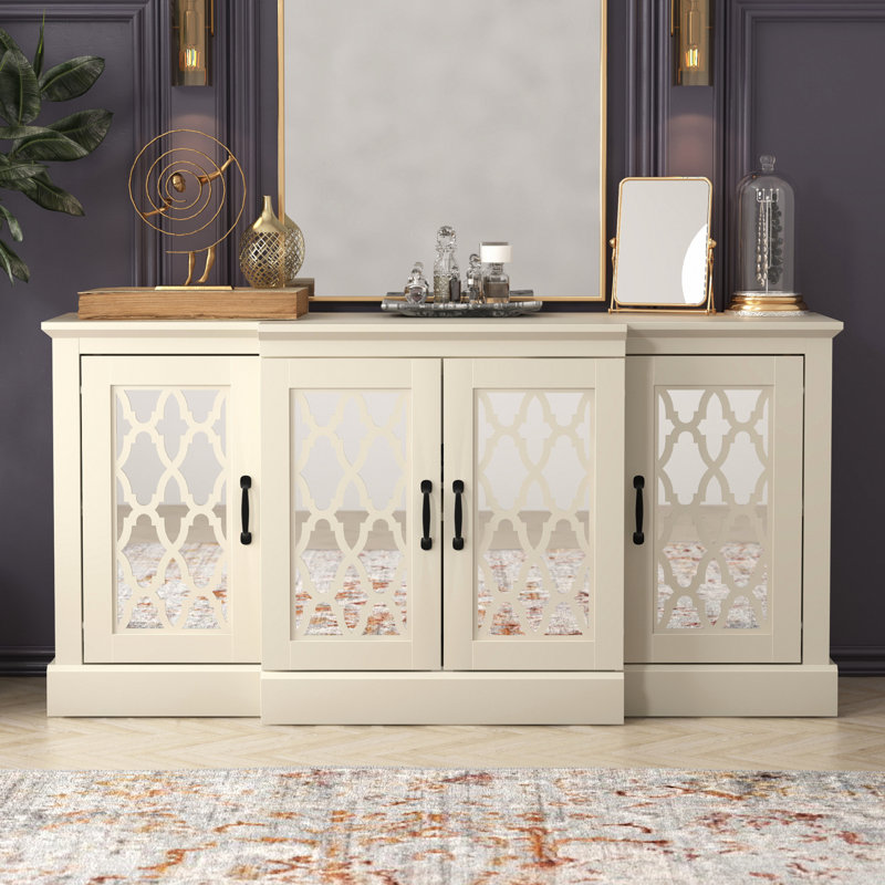 Chessani Wide Accent Sideboard Color: Ivory