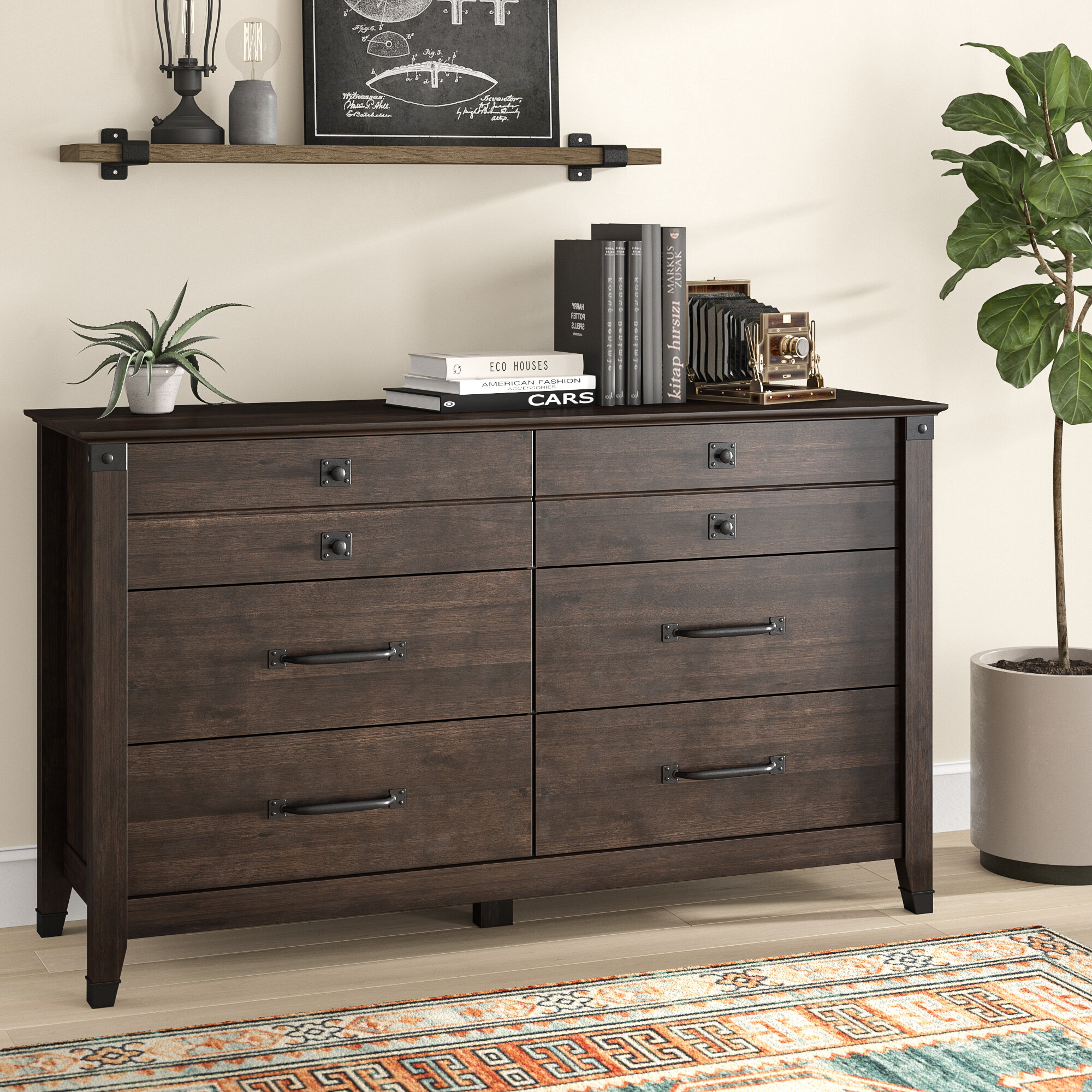 Chappel 6 Drawer Double Dresser Reviews Birch Lane