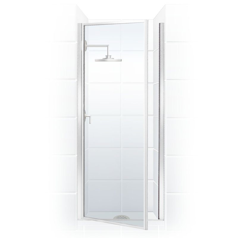 Coastal Industries Legend Series 28 63 W X 68 H Hinged Framed Shower Door Wayfair