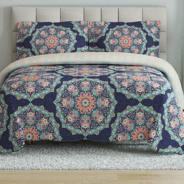 World Menagerie Enfield Medallion Reversible Comforter Set & Reviews