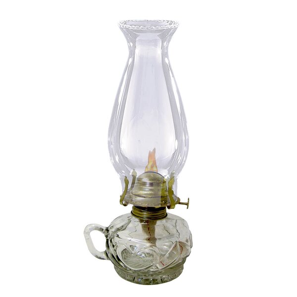 12" Vintage Portable Antique Brass Marine Ship Lantern Nautical Miners Oil Lamp 