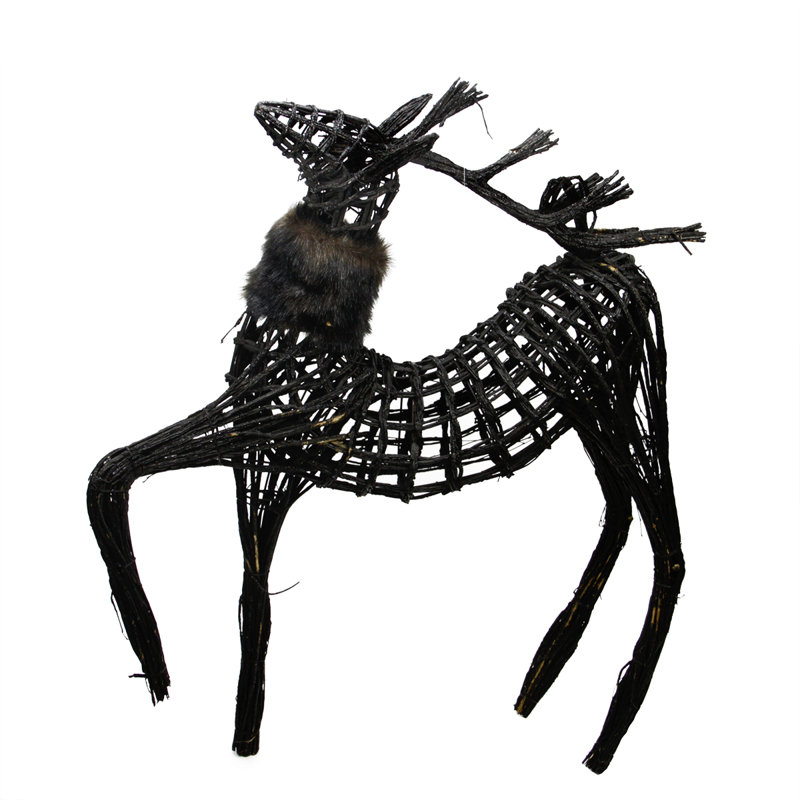 Northlight Wicker Walking Reindeer Christmas Decoration Wayfair