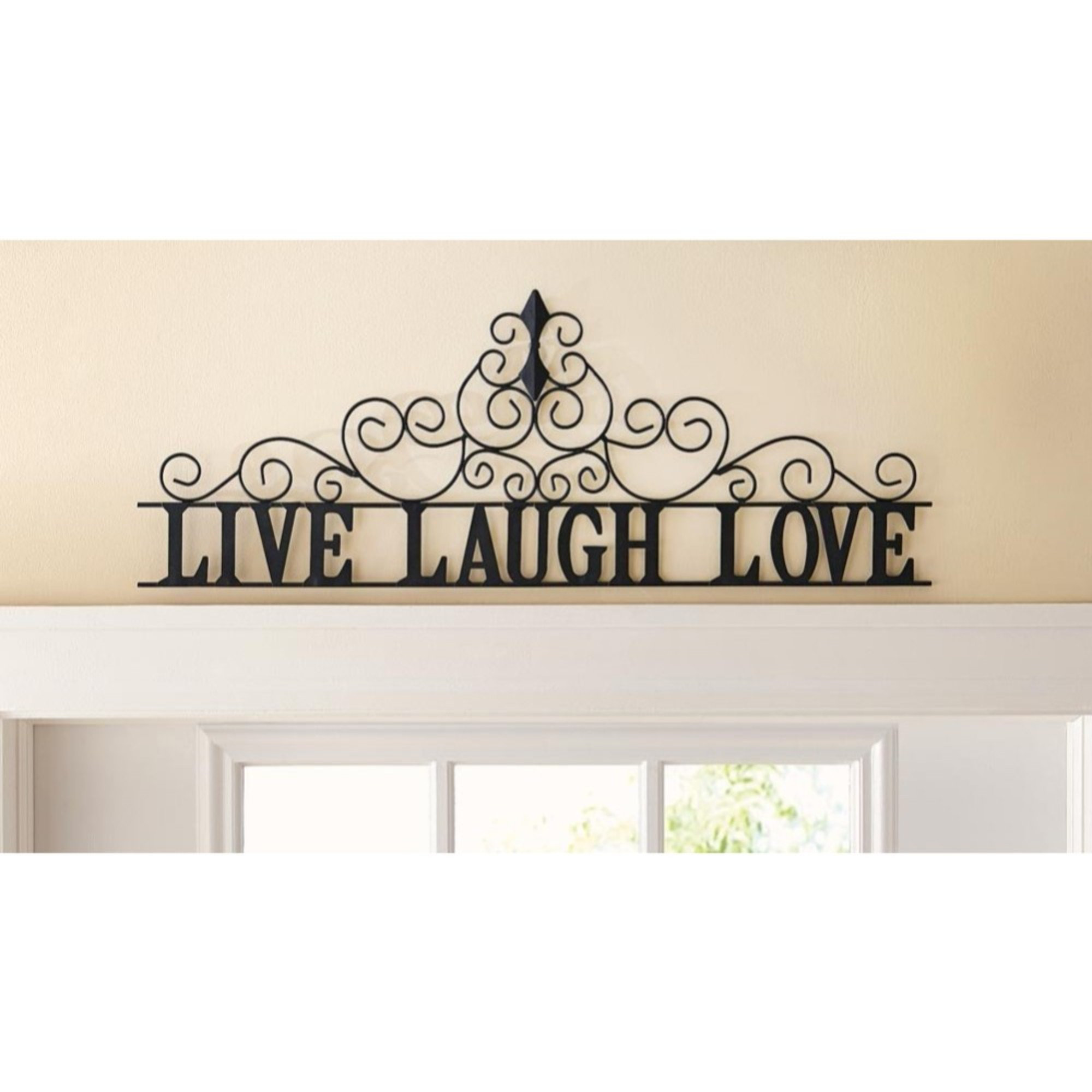 Fleur De Lis Living Live Laugh Love Metal Wall Décor Reviews Wayfair
