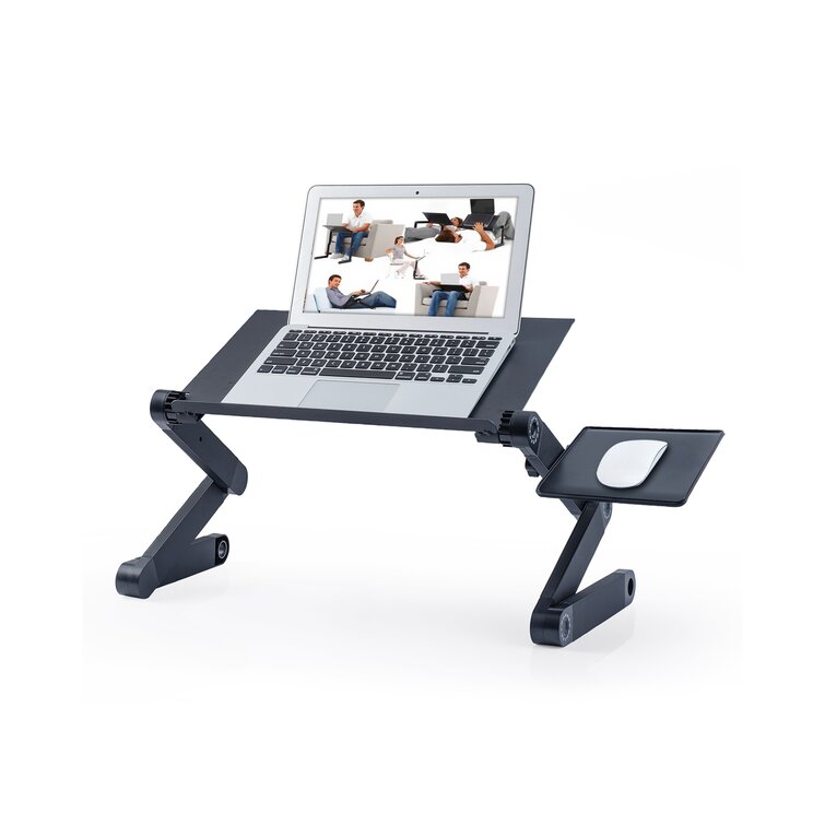 HIOD Foldable Laptop Stand Computer Notebook Desk Tray Adjustable Portable Support Lightweight Ventilation 
