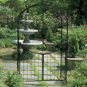 Savannah Steel Arbor with Gate