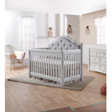 light gray crib