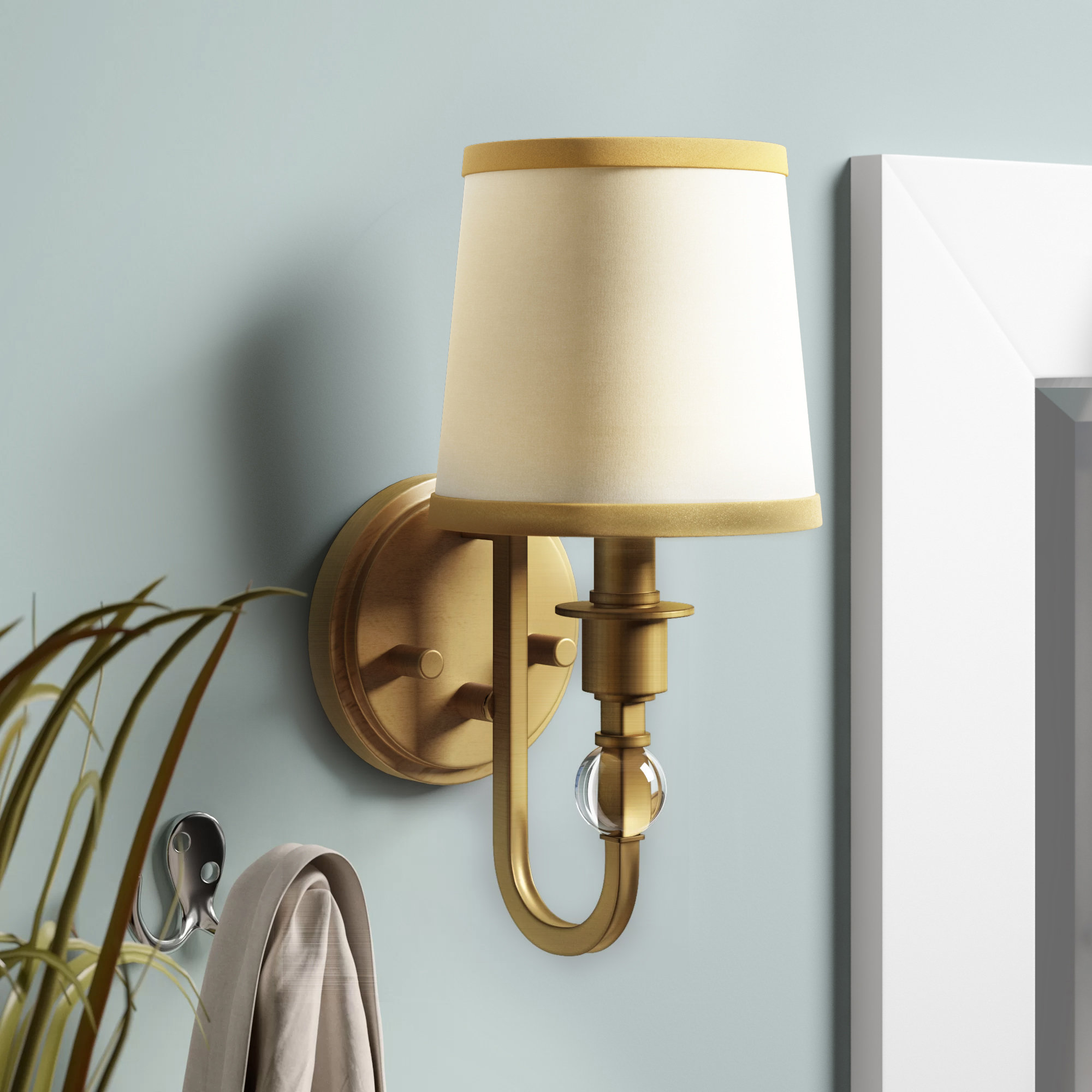 House Of Hampton Sheba 1 Light Armed Sconce