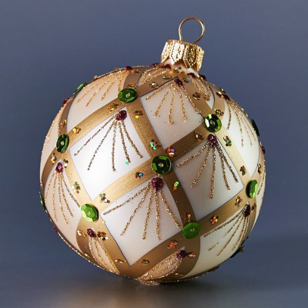 pearl christmas ornaments