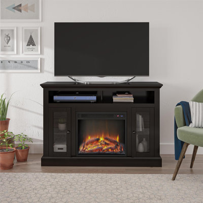 Tucci TV Stand for TVs up to 50" with Electric Fireplace Included