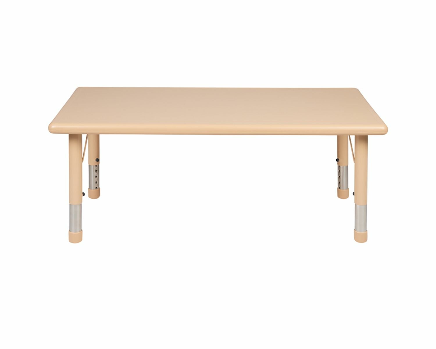 adjustable height rectangular activity table