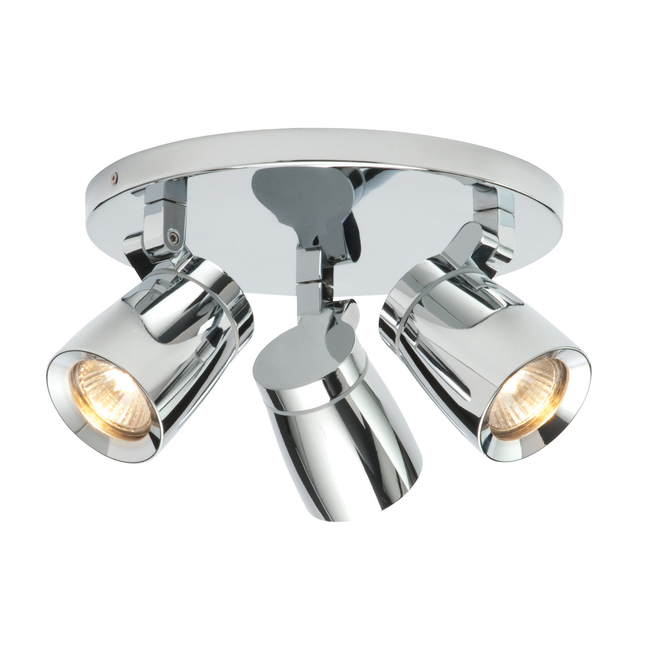 Spotlight heated towel outlet rail