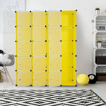 Rebrilliant Jaime 57 W Diy 20 Cube Portable Storage Organizer
