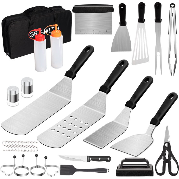 Blackstone Grill Accessories Set Outdoor BBQ 10 PCS Griddle Barbecue Tools Kit 