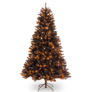 North ValleyR 65 Black Spruce Artificial Christmas Tree With 450 Orange Lights Stand North ValleyR 65 Black Spruce Artificial Christmas Tree With 450 Orange Lights Stand