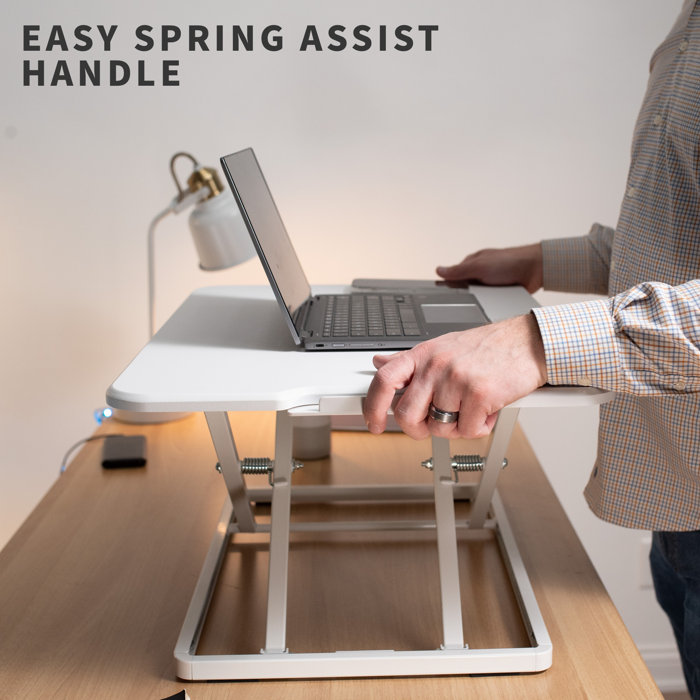 VIvo White Single Top Desk Riser | Wayfair