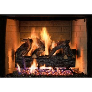 Four Seasons Vented Log Set with Remote