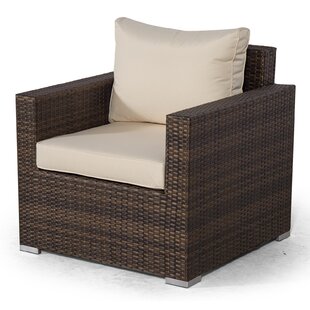 Giardino Brown Rattan Armchair Outdoor Patio Garden Furniture With Cover By Sol 72 Outdoor