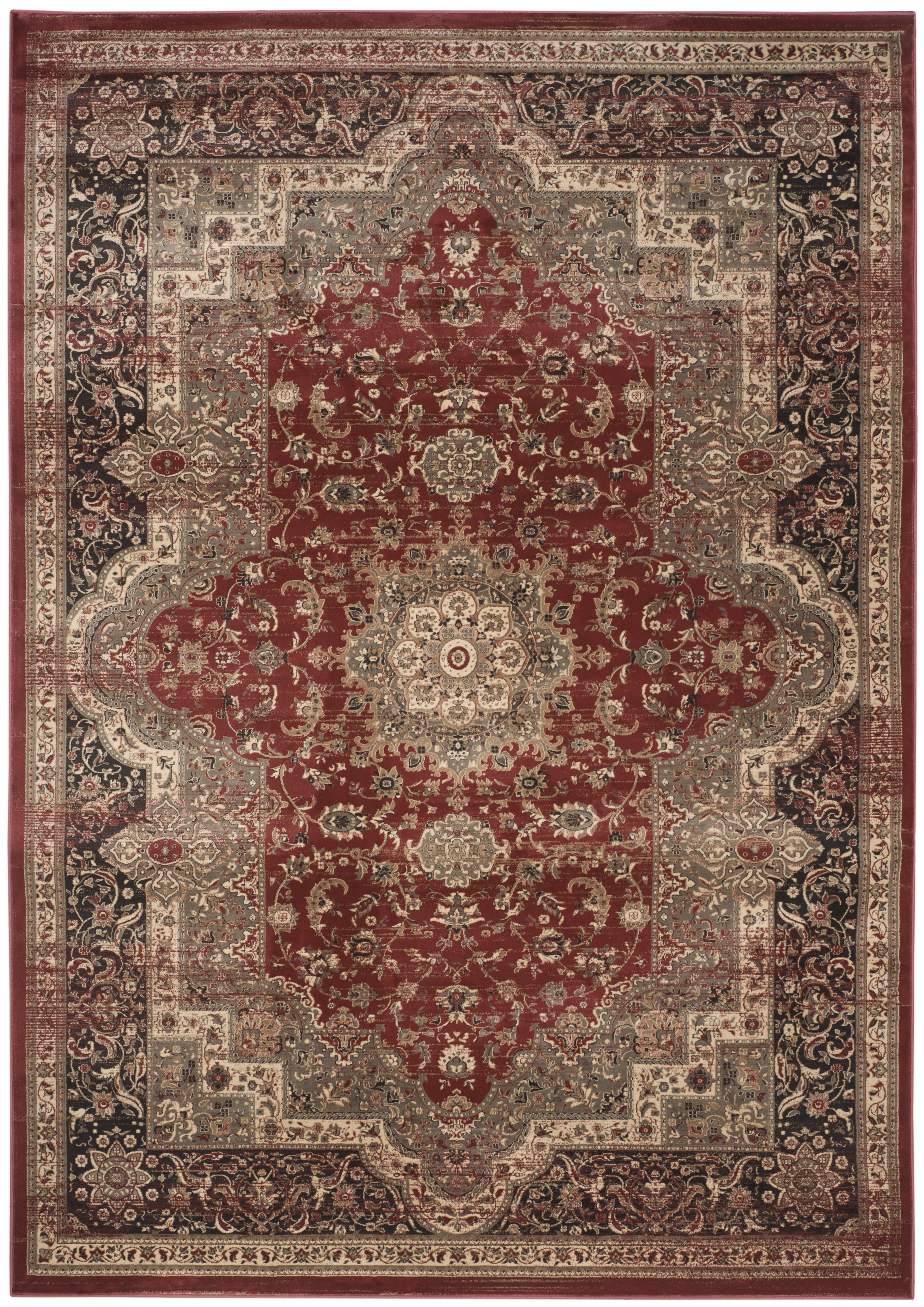 safavieh adirondack area rug on Safavieh Vintage Rust Red Black Beige Gray Area Rug Reviews Wayfair