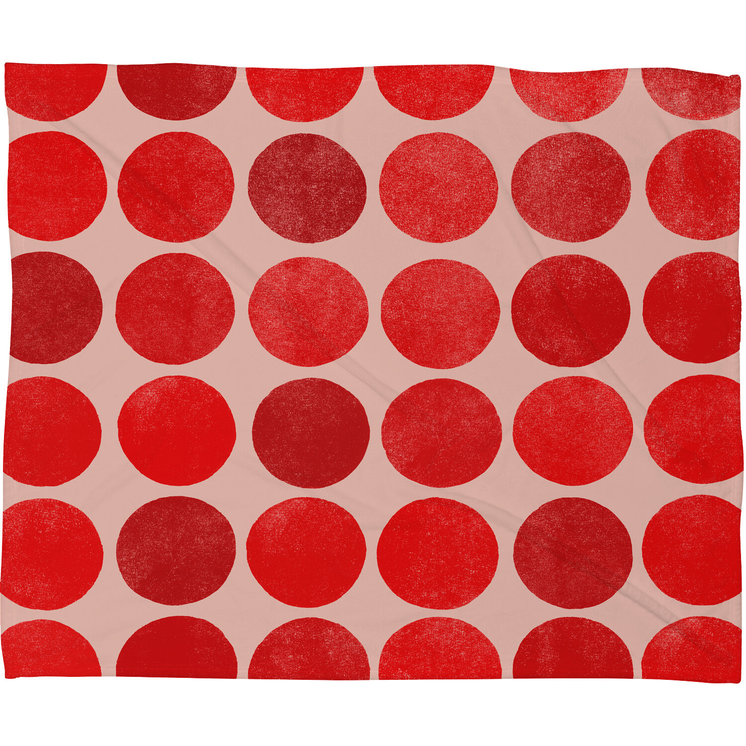 50 x 60 Deny Designs Sophia Buddenhagen Colored Circles Fleece Throw Blanket 
