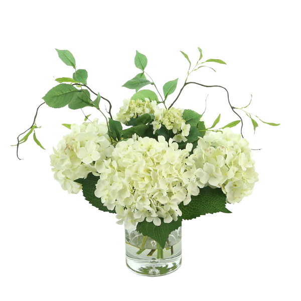 Faux Hydrangea In Vase Wayfair