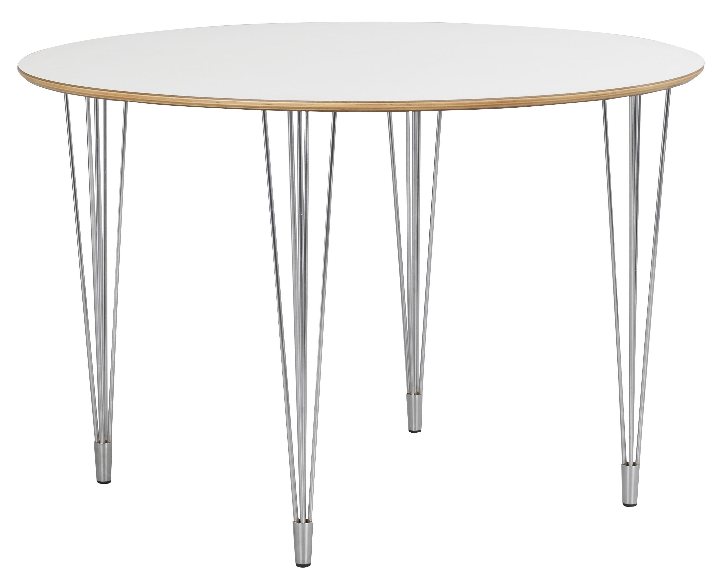 Mikado Living Round Hairpin Leg Dining Table Wayfair Co Uk