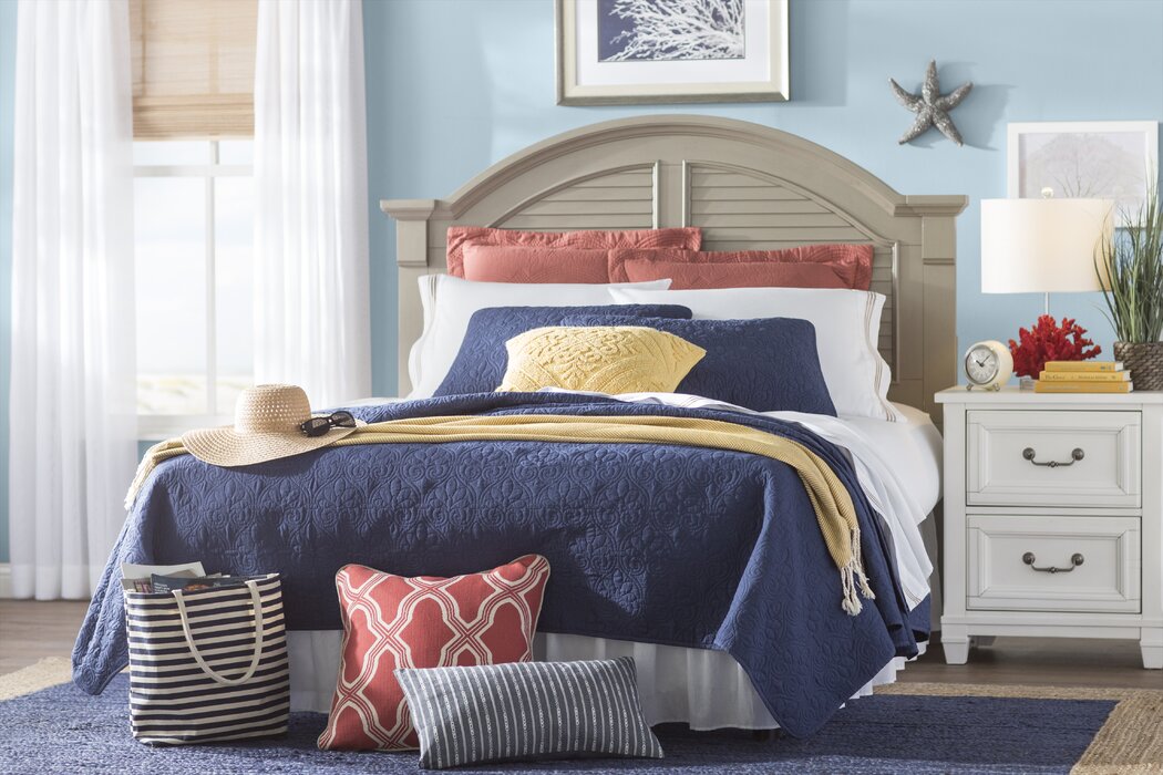 Coastal Bedroom Design Photo by Beachcrest Home | Wayfair