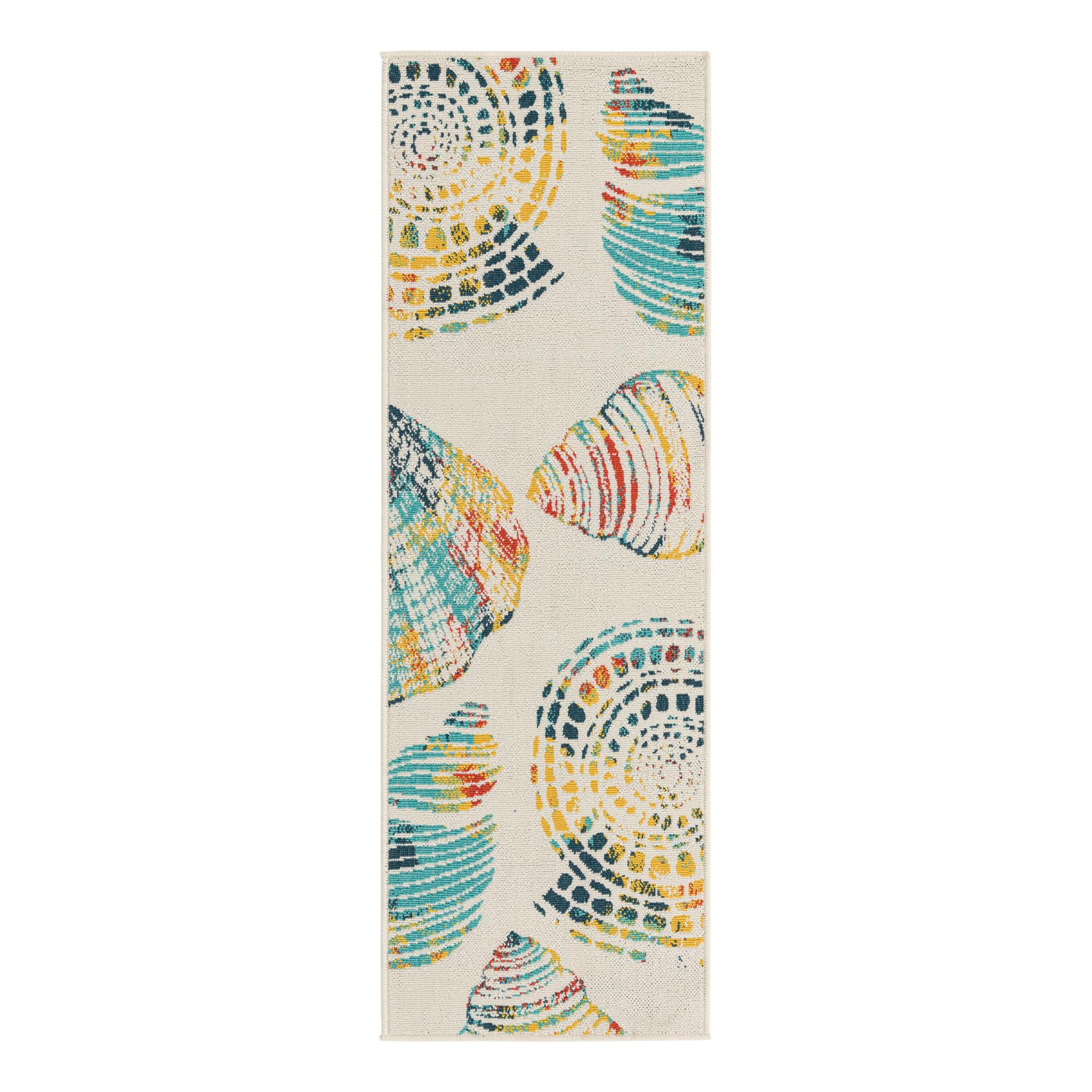 Highland Dunes Gaultier Blue/Red/Yellow Rug | Wayfair