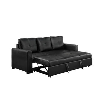 Zipcode Design Sabine 43 31 Wide Armless Sleeper Sofa Bed Reviews Wayfair