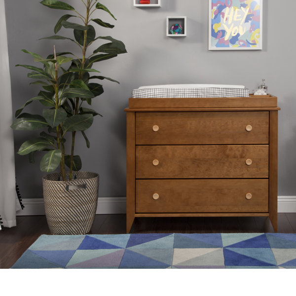 mid century changing dresser