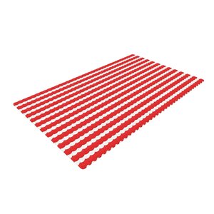 Heidi Jennnings Feeling Festive Red/White Area Rug