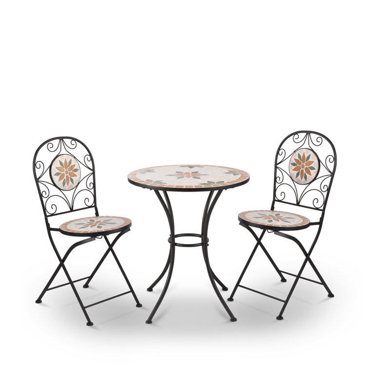 bistro table and chairs
