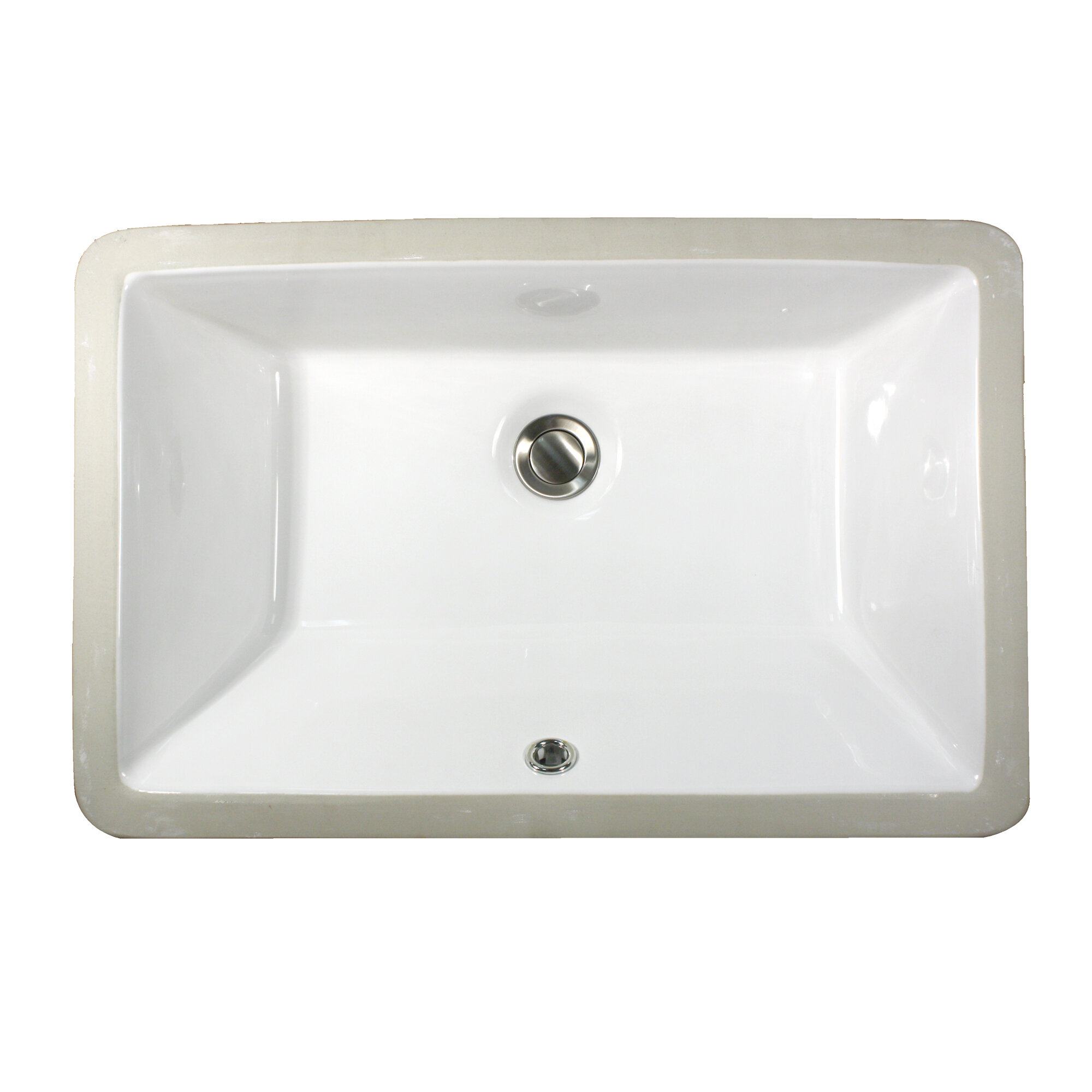 Nantucket Sinks Great Point Vitreous China Rectangular Undermount Bathroom Sink With Overflow Reviews Wayfair