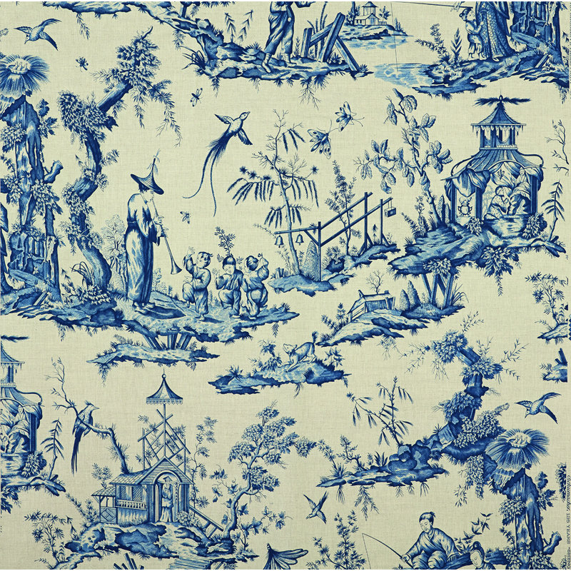 Schumacher Shengyou Toile 18 L X 44 W Wallpaper Roll Wayfair